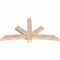 Ekena Millwork Alberta Smooth Timber Gable Bracket, Douglas Fir, 72"W x 39"H x 3 1/2"D x 5 1/2"F, 13/12 Pitch GBW072X39X0406ALB00SDF - alternate 4